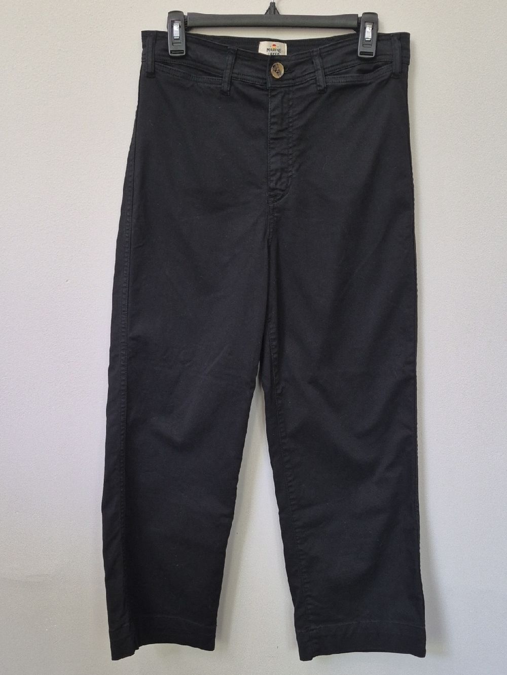 Marine Layer Wide Leg Pants in Black